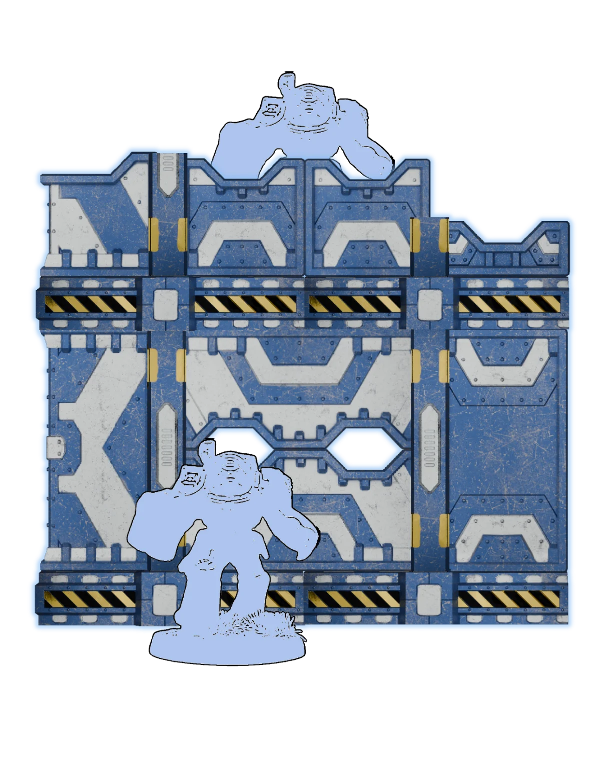 Symmetrical tournament-legal terrain layout - 1